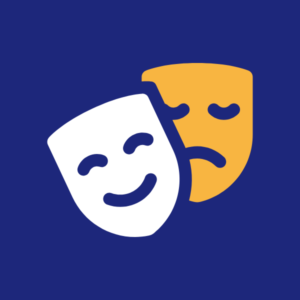 Theatre masks icon